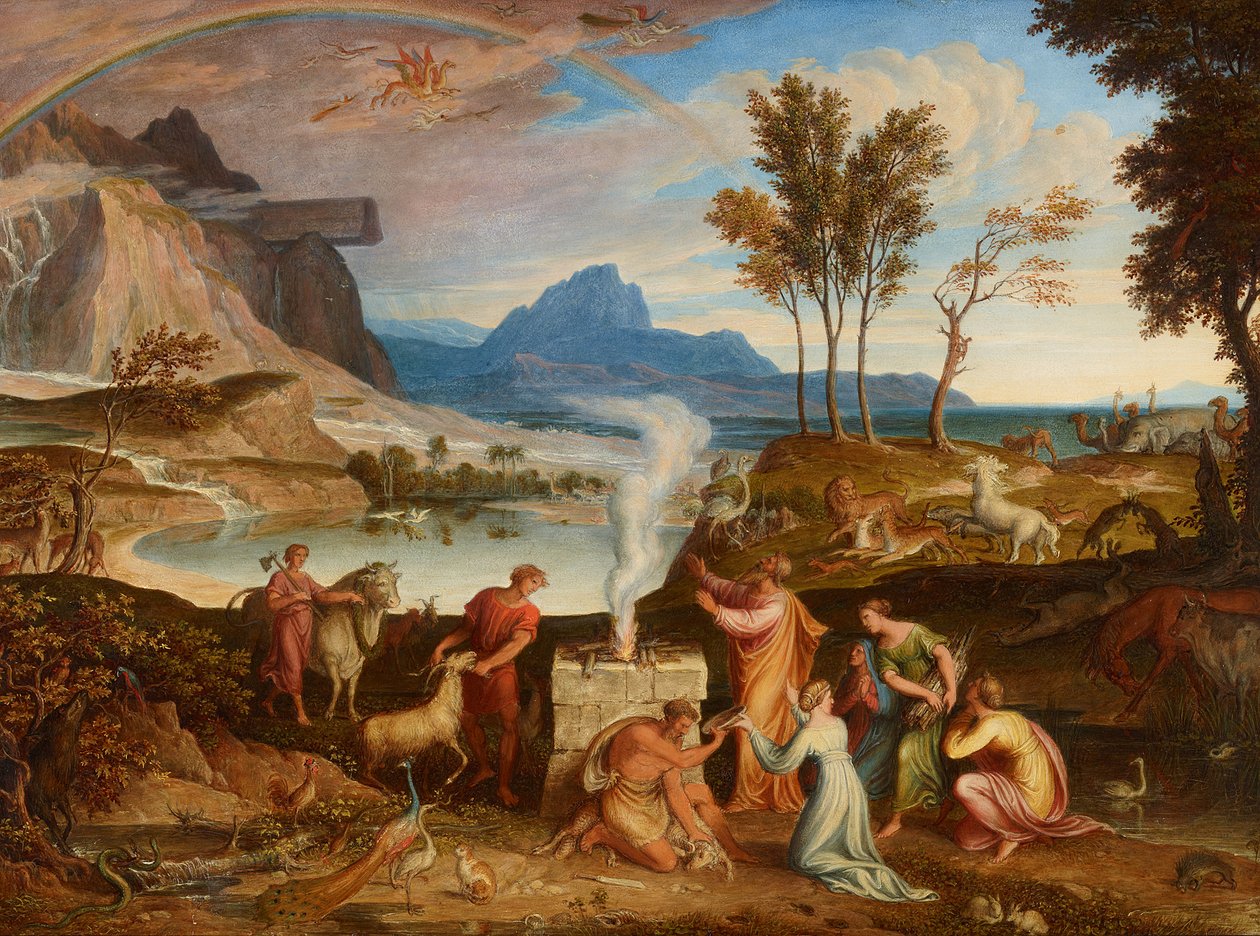 Noas tackoffer av Joseph Anton Koch