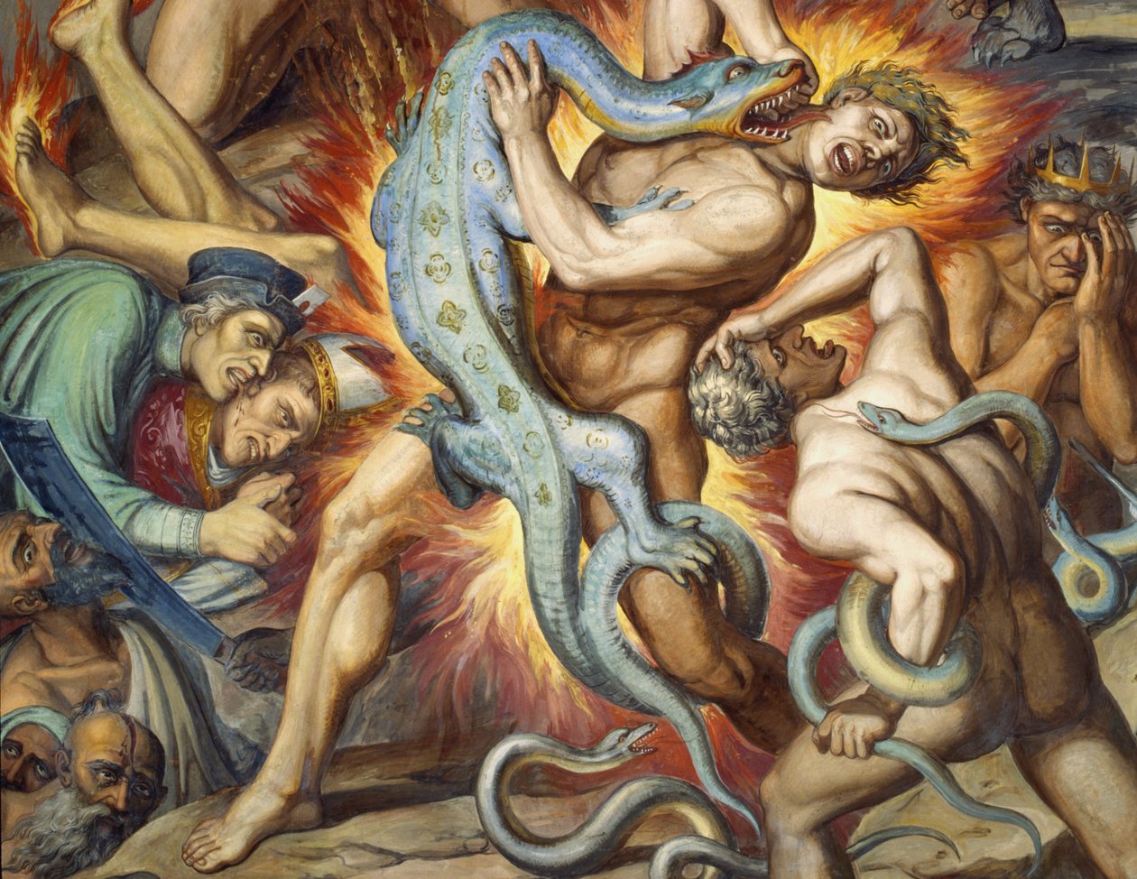 Helvetets plågor av Joseph Anton Koch