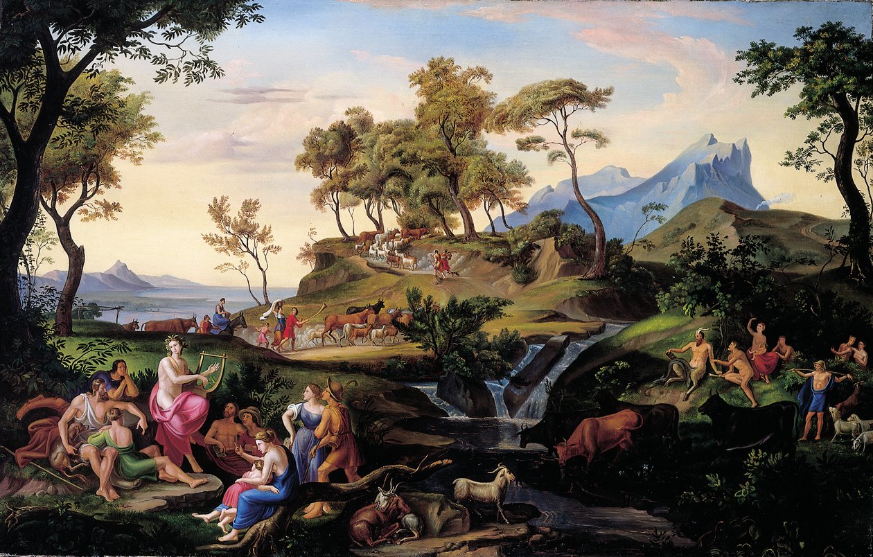 Apollo bland herdarna av Joseph Anton and Studio Koch