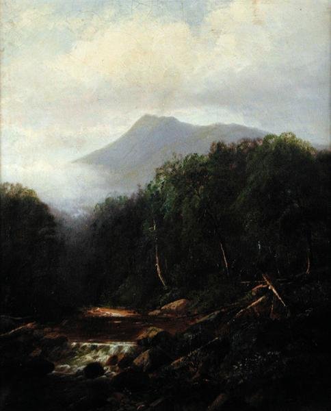Landskap (olja på duk) av Joseph Antonio Hekking