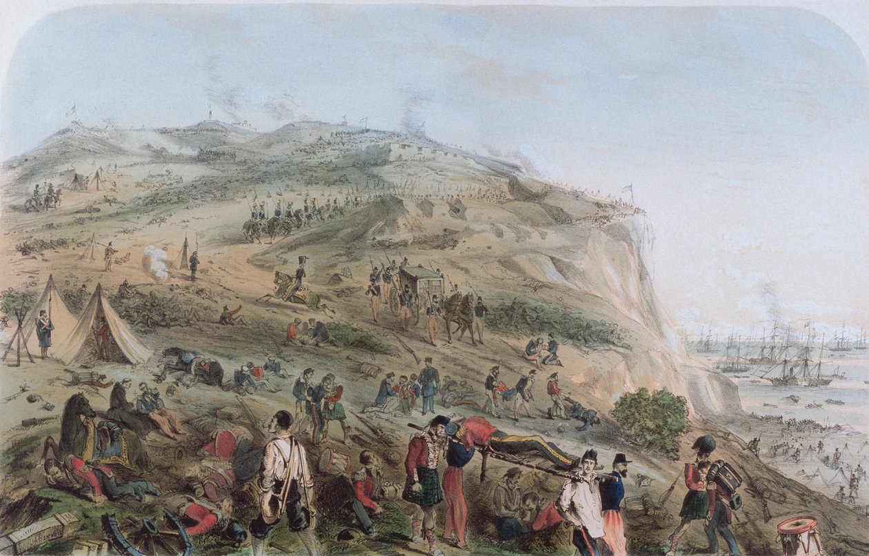 The Heights of Alma - Dagen efter slaget av Joseph Austin Benwell