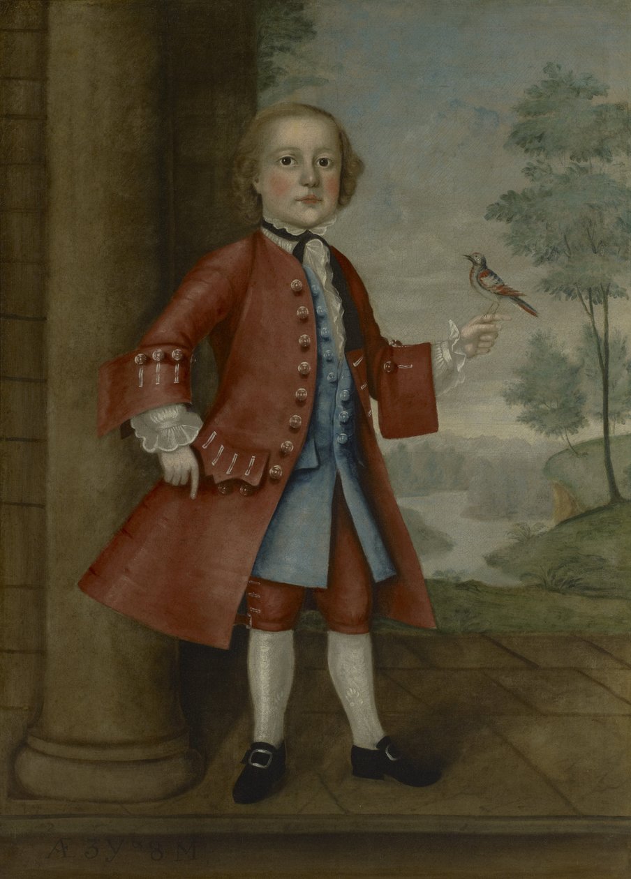 Porträtt av John Gerry, 1745 av Joseph Badger