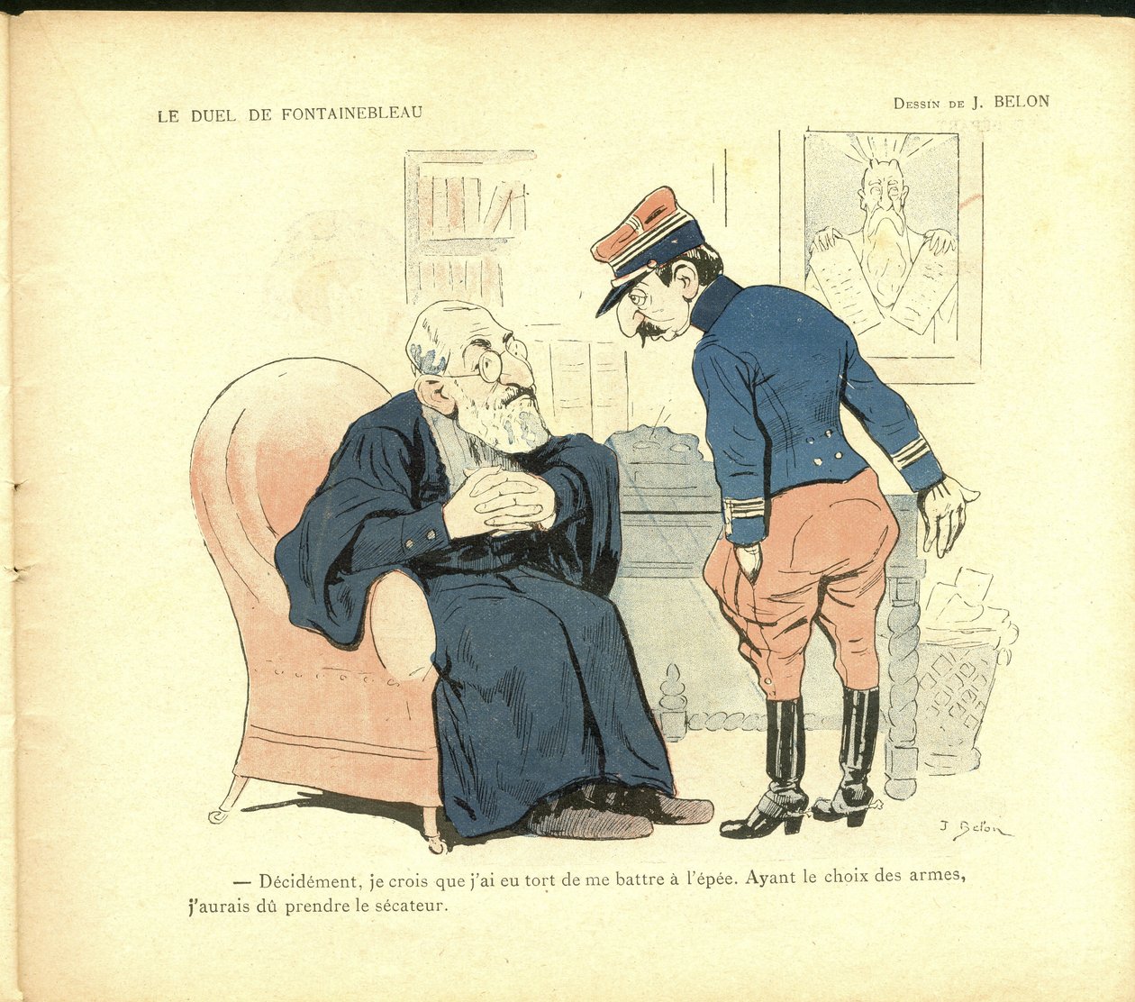 illustration från Album of the Intransigent: The Year 1900 (tryck) av Joseph Belon