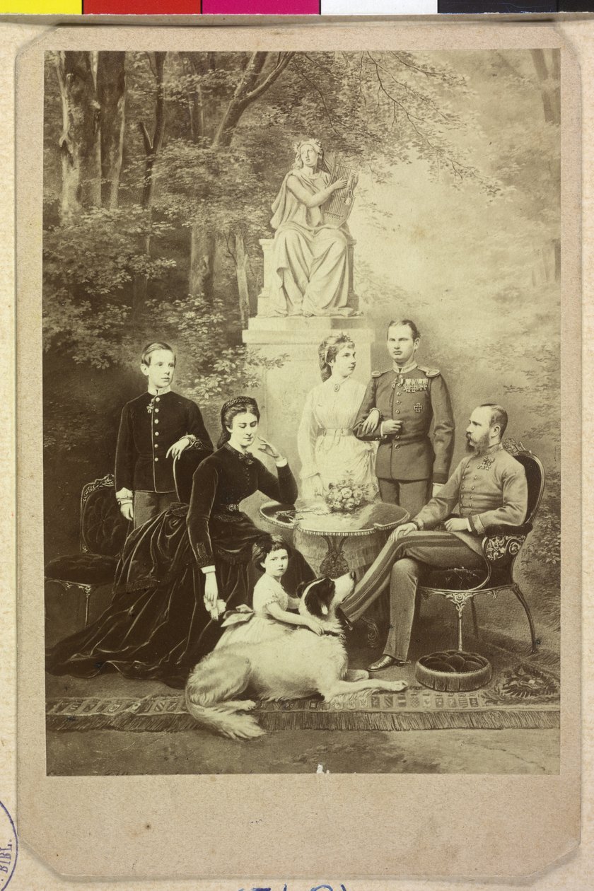 Kejsare av Österrike med familjen Franz Joseph I av Joseph Bermann