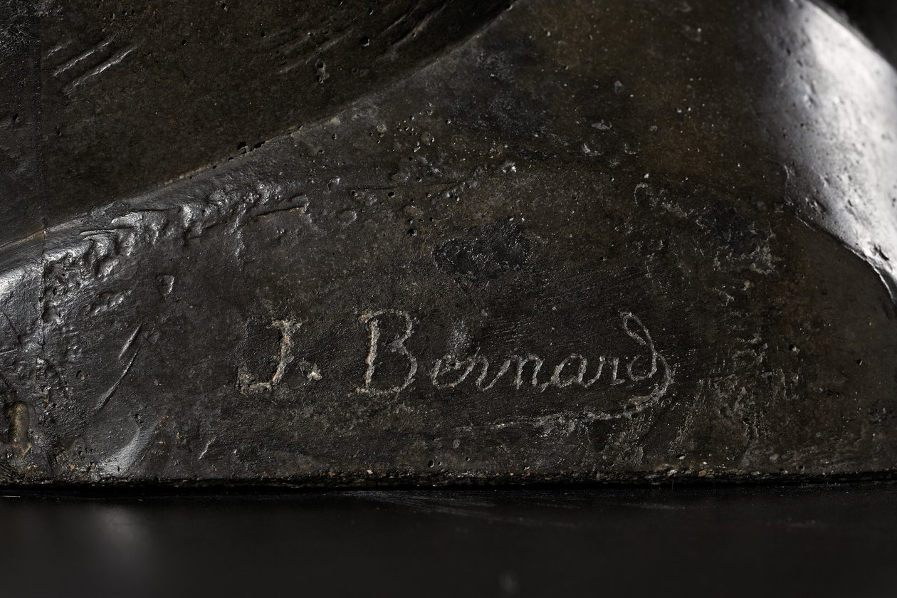 Detalj av huvudet med egret av Joseph Bernard