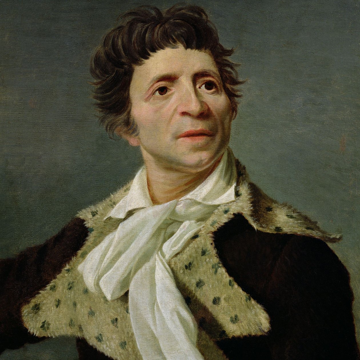 Franska: Porträtt av Jean-Paul Marat (1743-1793), politisk man av Joseph Boze