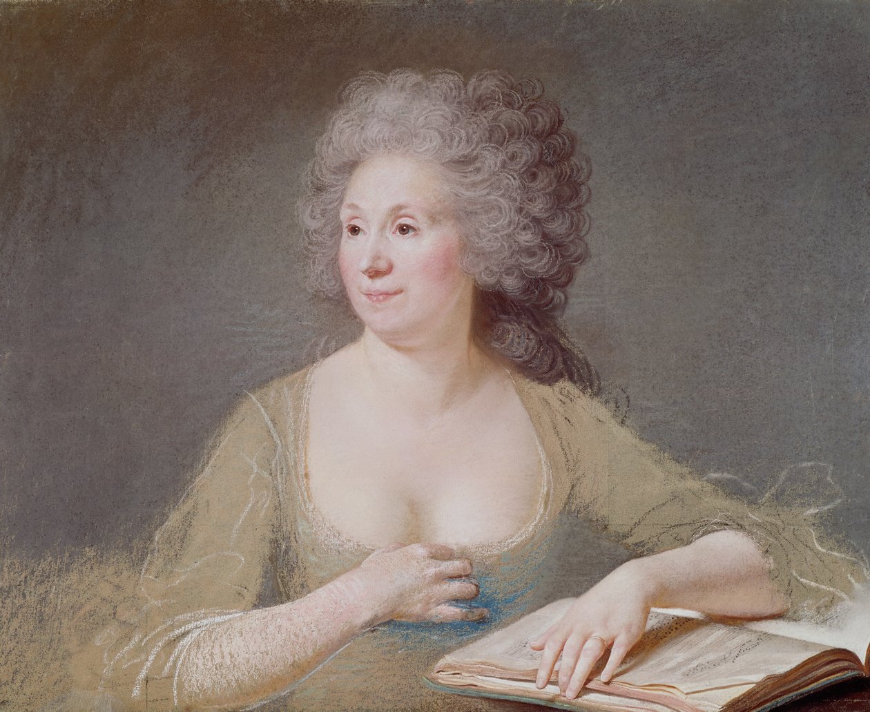 Porträtt av Madame Boze av Joseph Boze
