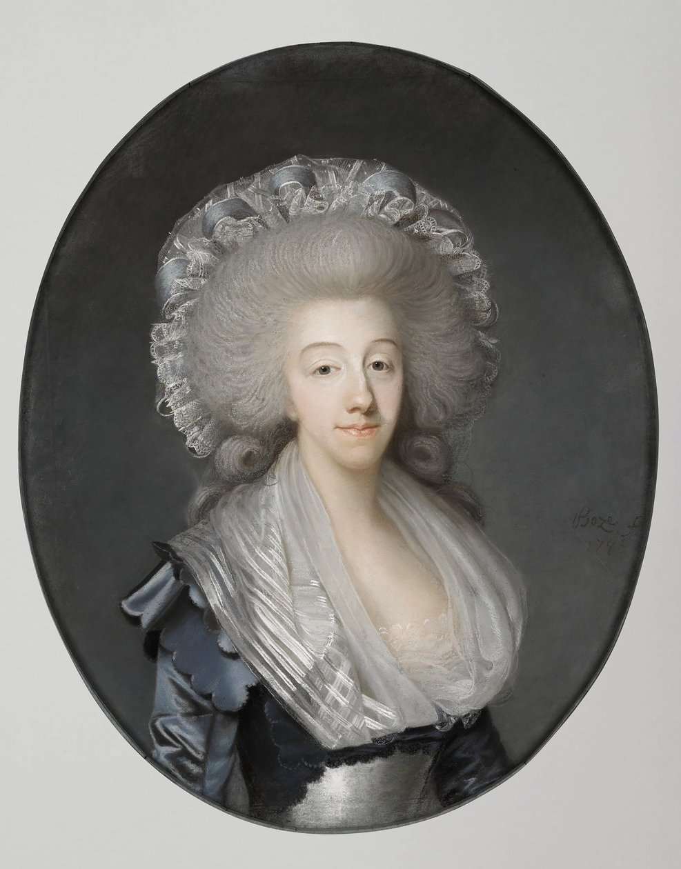 Prinsessan Maria Theresia av Savojen 1756-1805, grevinna av Artois, 1785. av Joseph Boze
