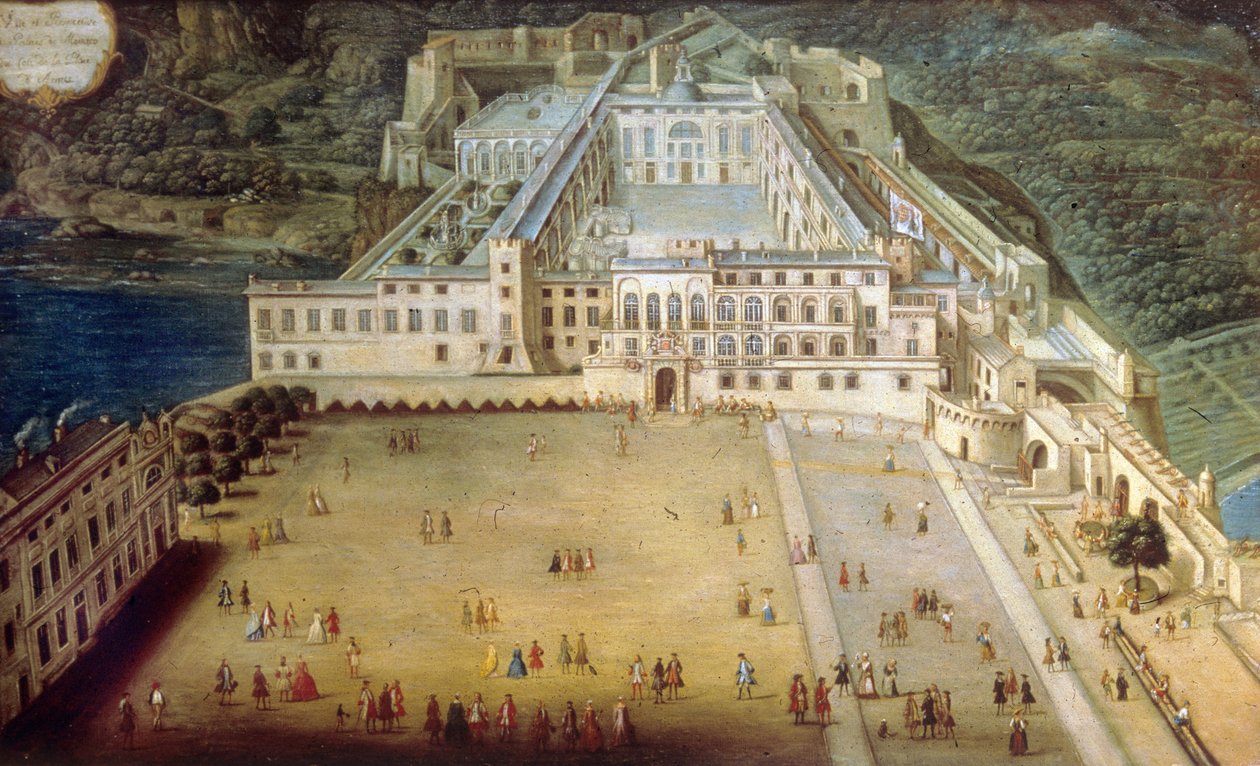 Palatset i Monaco 1732 av Joseph Bressan