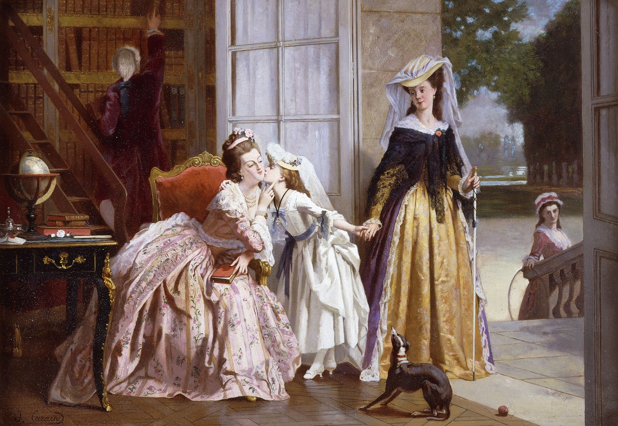 En avskedskyss, av Joseph Caraud