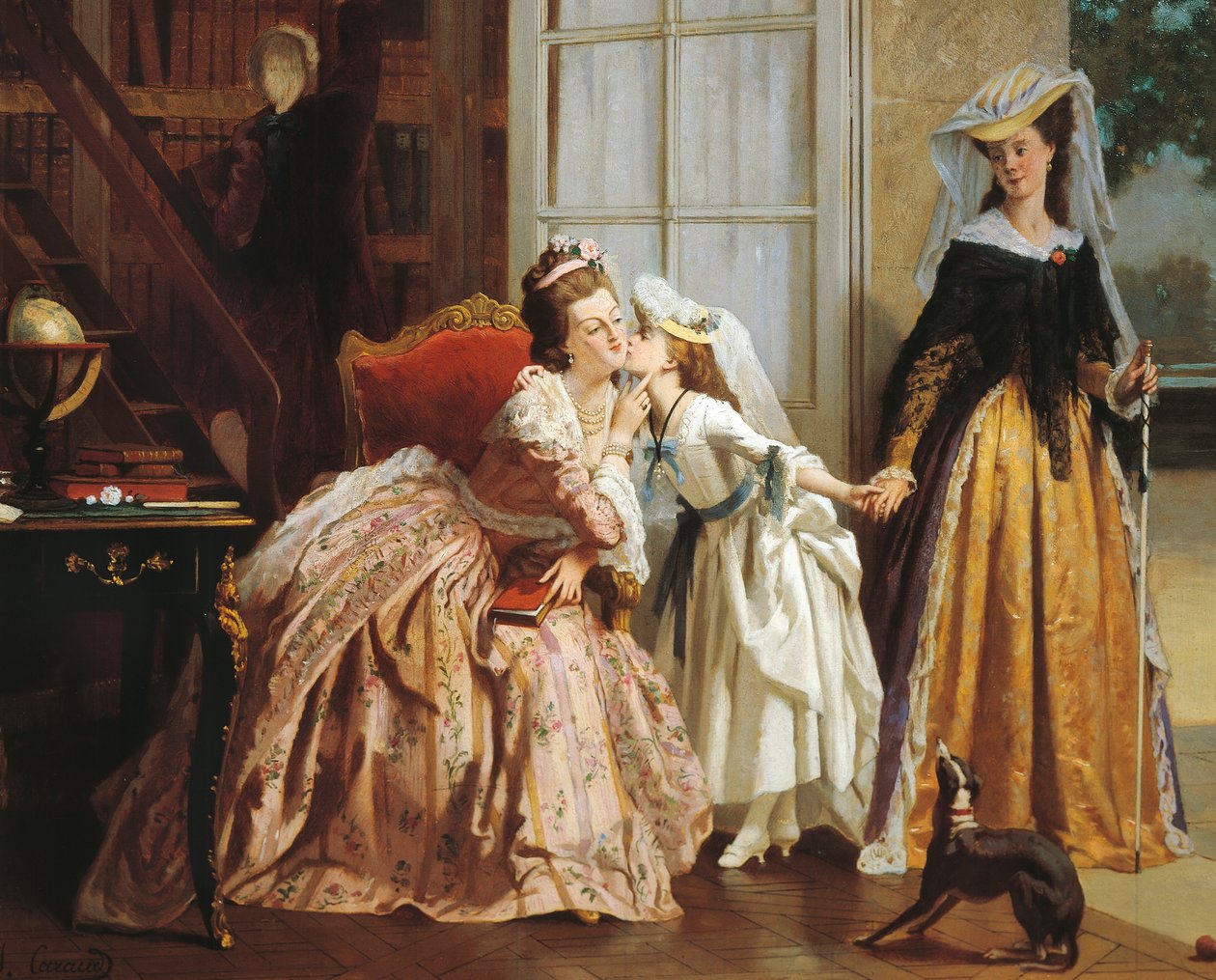 Marie Antoinette (olja på duk) av Joseph Caraud
