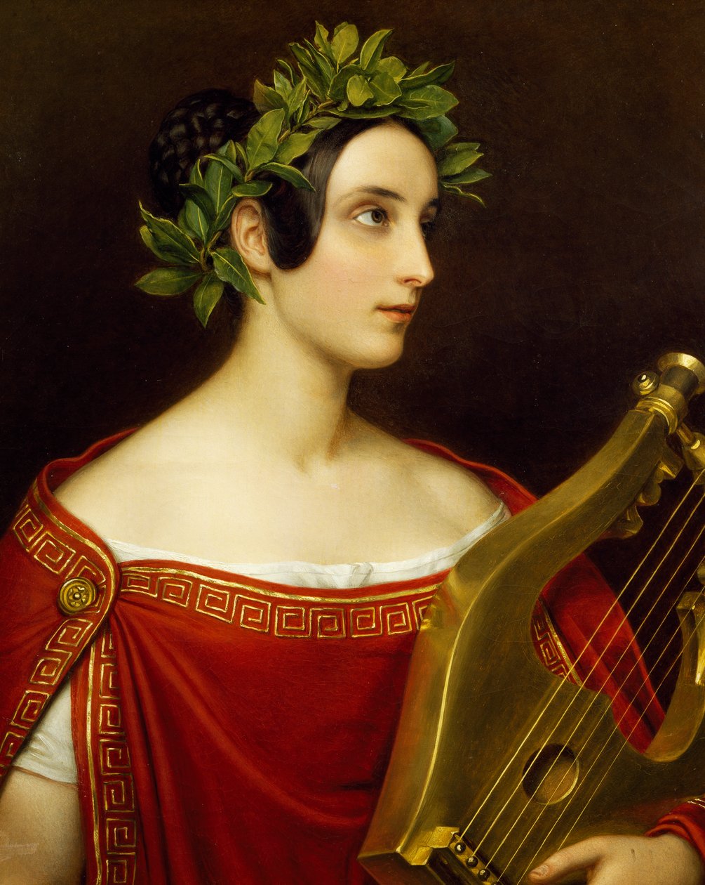 Lady Theresa Spence i rollen som Sappho av Joseph Carl Stieler