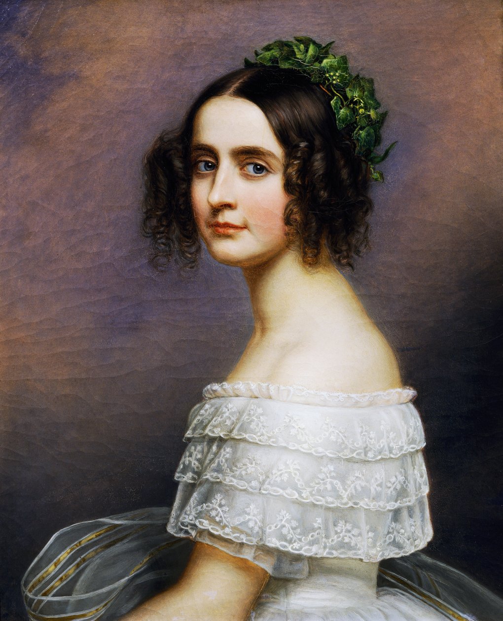 Porträtt av Alexandra Amalie av Bayern (Aschaffenburg av Joseph Carl Stieler