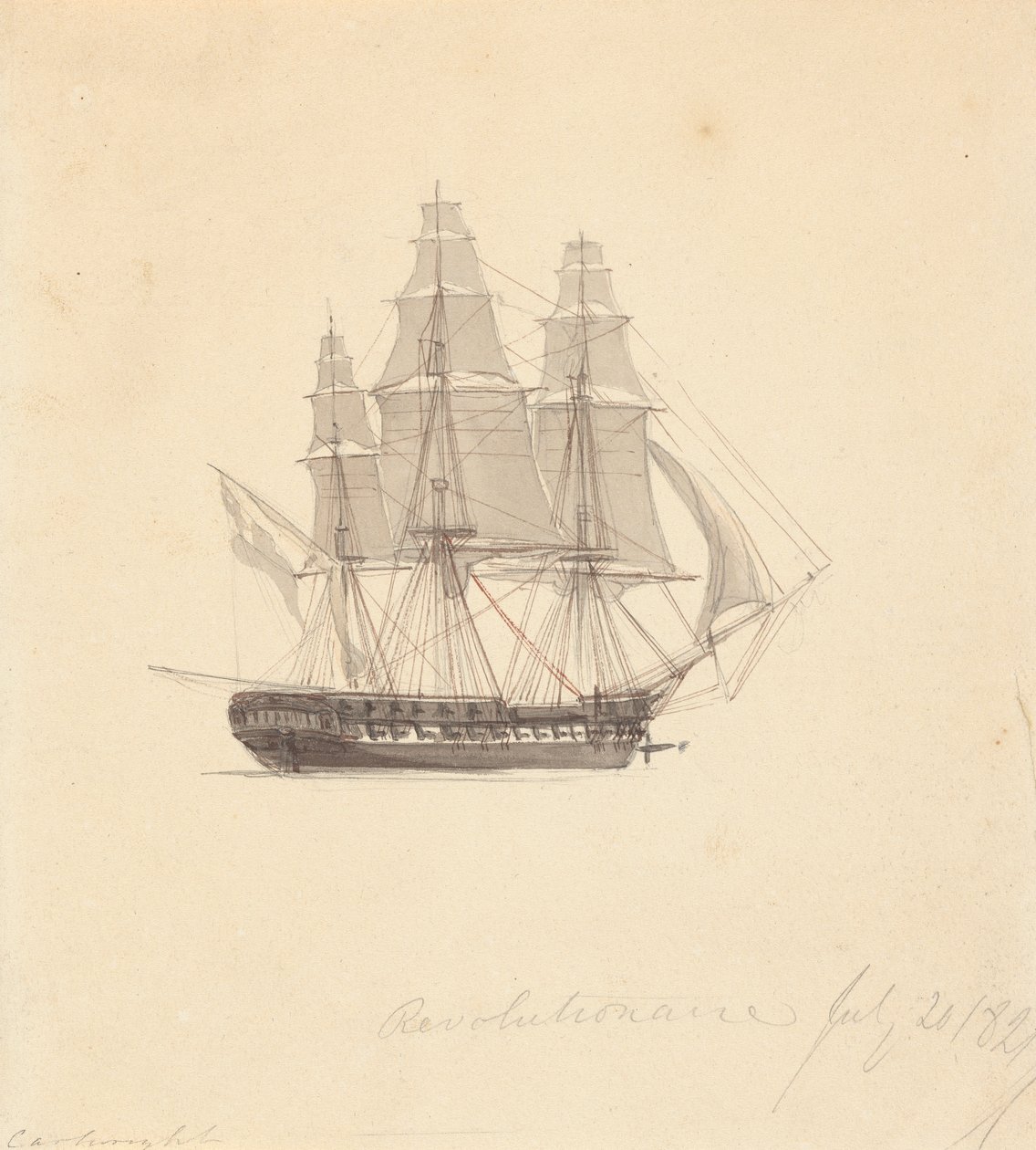 Revolutionär 20 juli 1821 av Joseph Cartwright