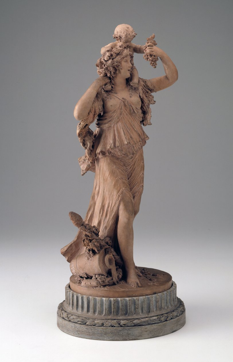Bacchante bär ett barn på sina axlar, ca 1780-1796 av Joseph Charles Marin