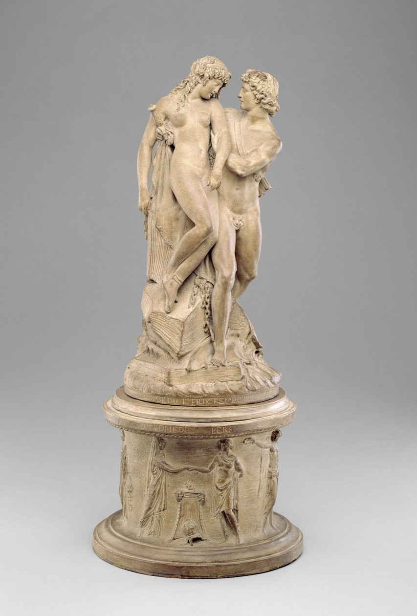 Perseus räddar Andromeda, ca 1786 (terrakotta) av Joseph Chinard