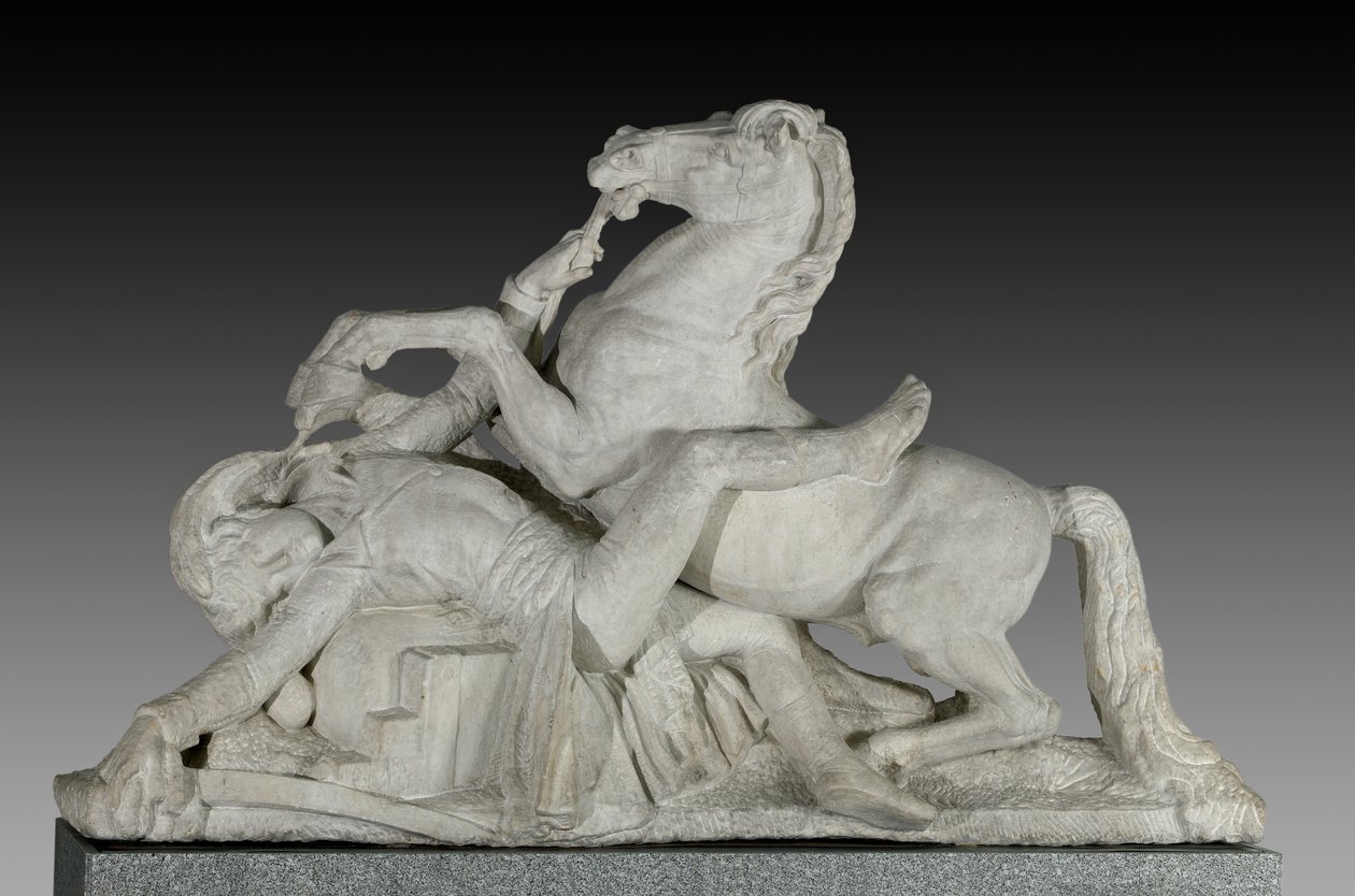 General Louis Charles Antoine Desaix död i slaget vid Marengo den 14 juni 1800 av Joseph Chinard