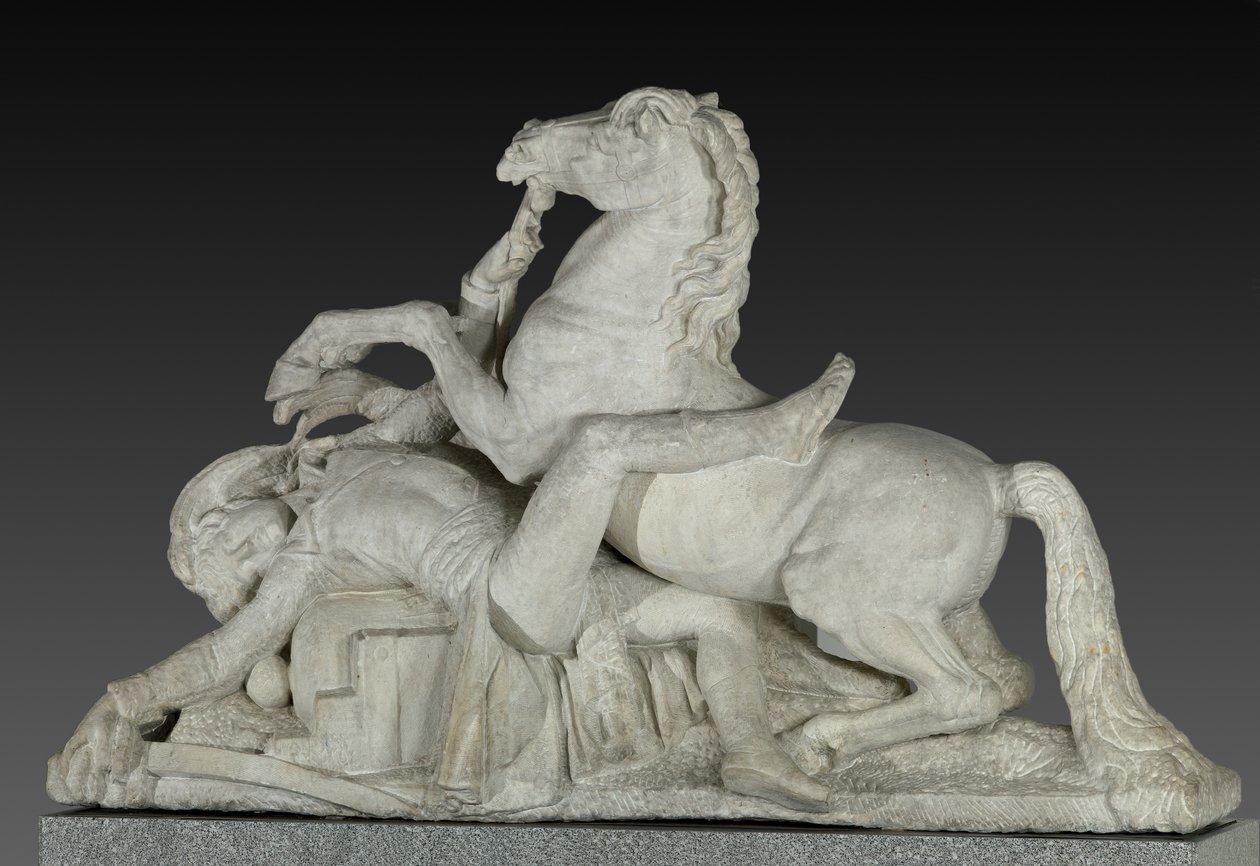 General Louis Charles Antoine Desaix död i slaget vid Marengo den 14 juni 1800 av Joseph Chinard