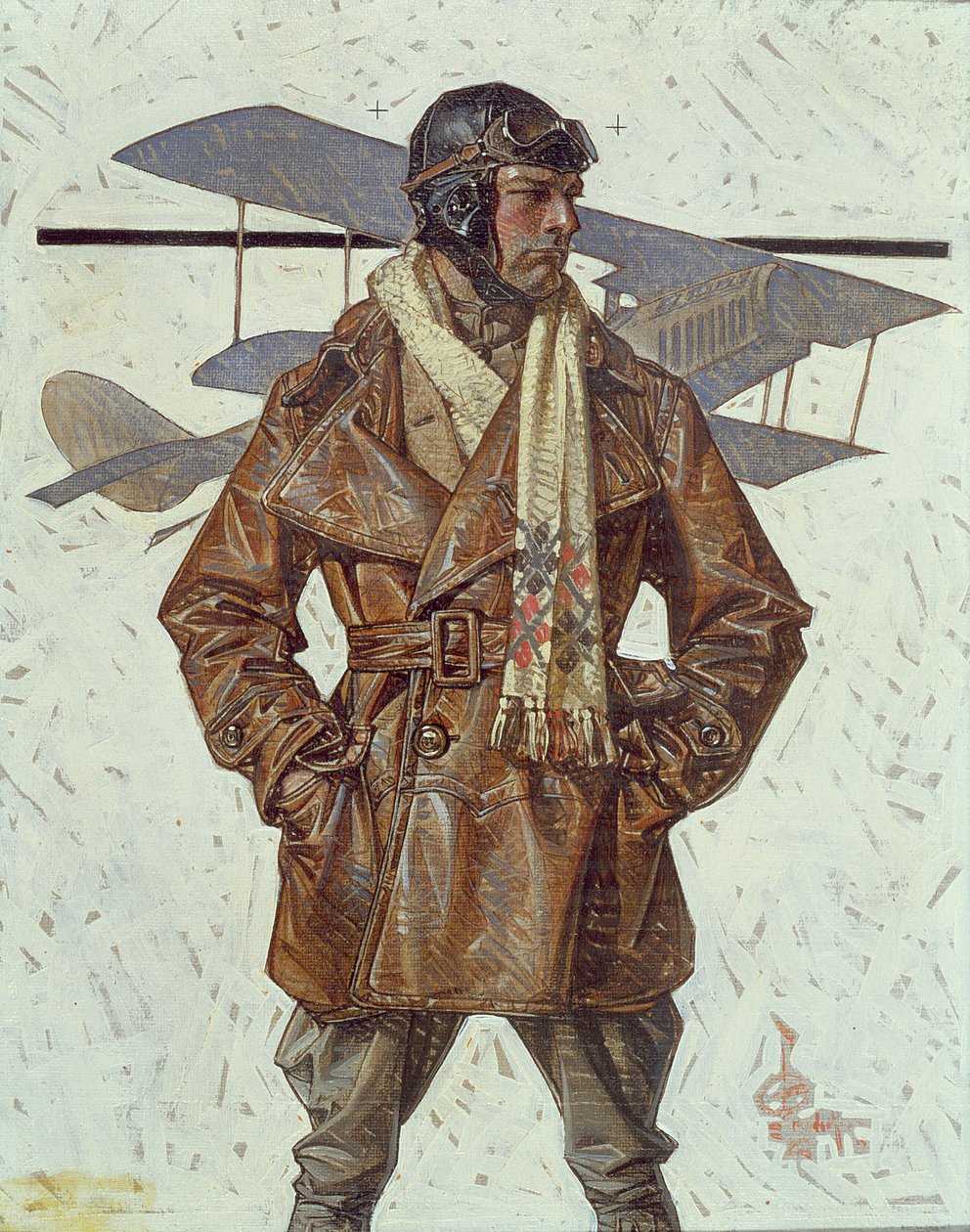 Flygvapenpilot av Joseph Christian Leyendecker