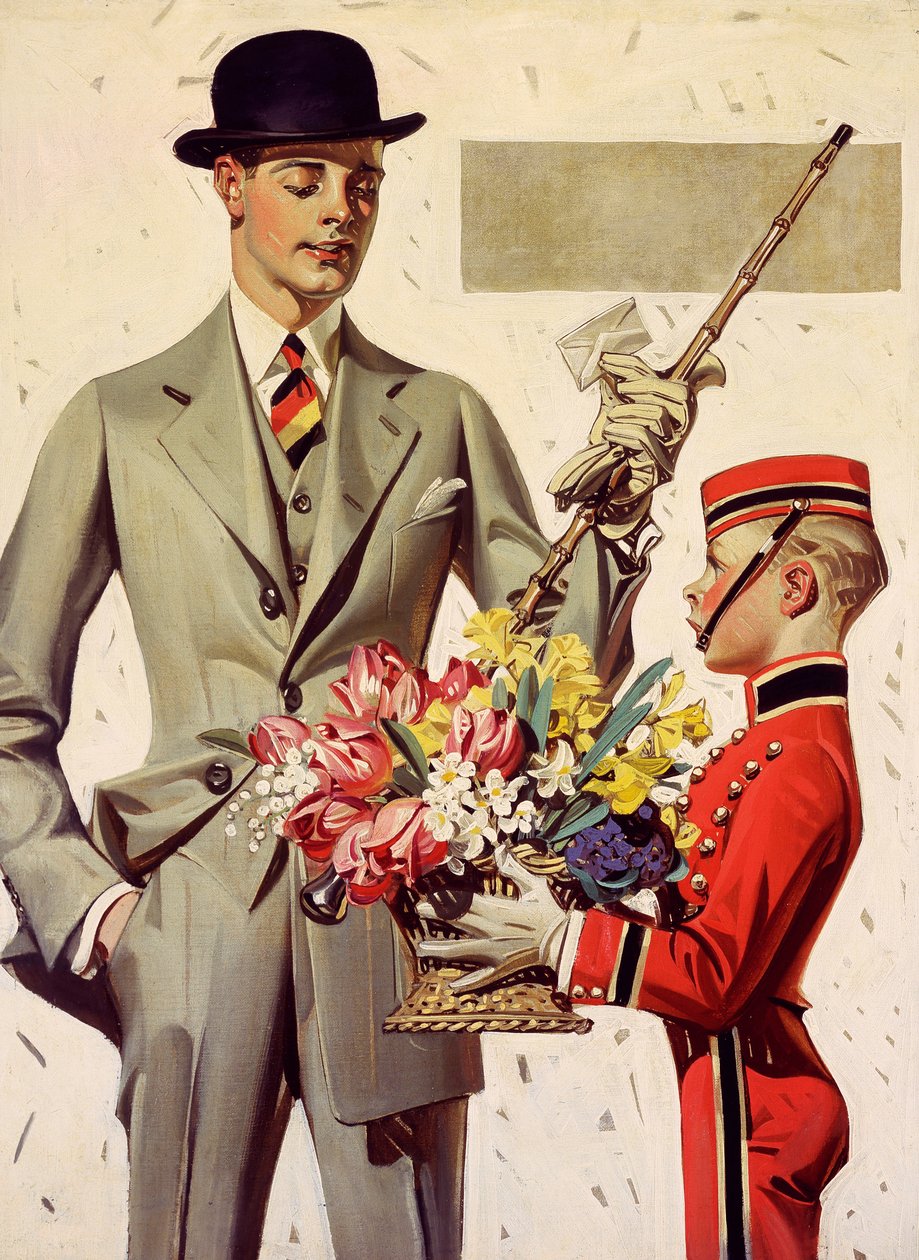 Blommor till damen av Joseph Christian Leyendecker