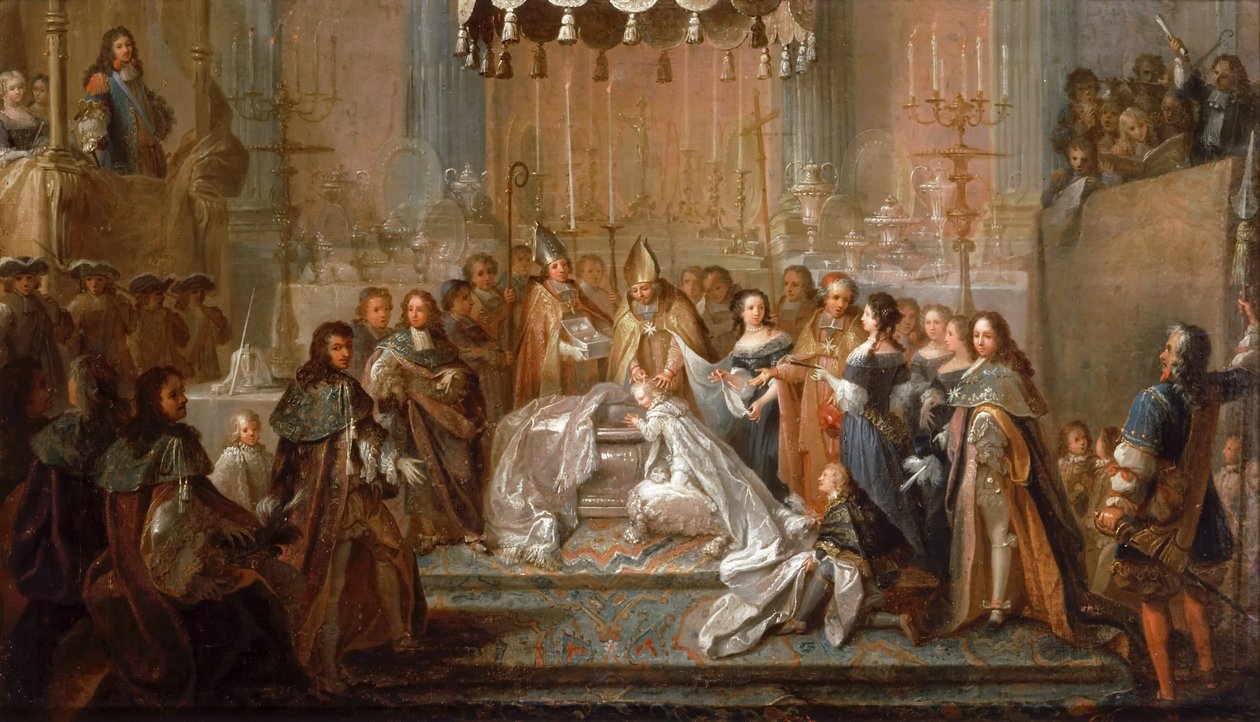 Dopet av Dauphin Louis, son till Ludvig XIV, firades i Saint-Germain-en-Laye, den 24 mars, av Joseph Christophe