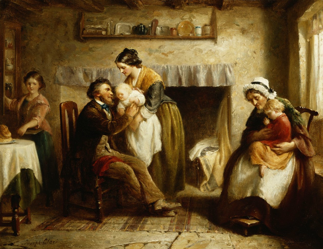 Ett besök av morföräldrar, av Joseph Clark