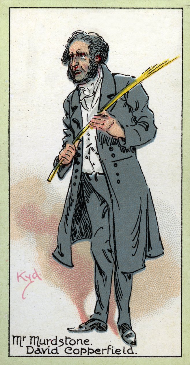 Mr Murdstone, från "David Copperfield", av Charles Dickens, 1923 av Joseph Clayton Clarke