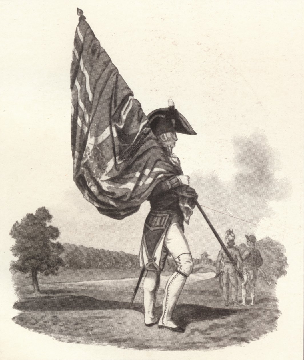 En officer av vakterna i full klädsel, c1812 1909 av Joseph Constantine Stadler