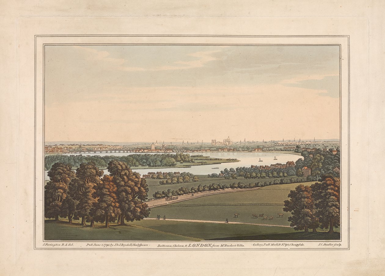 Battersea, Chelsea och London från Mr Rucker