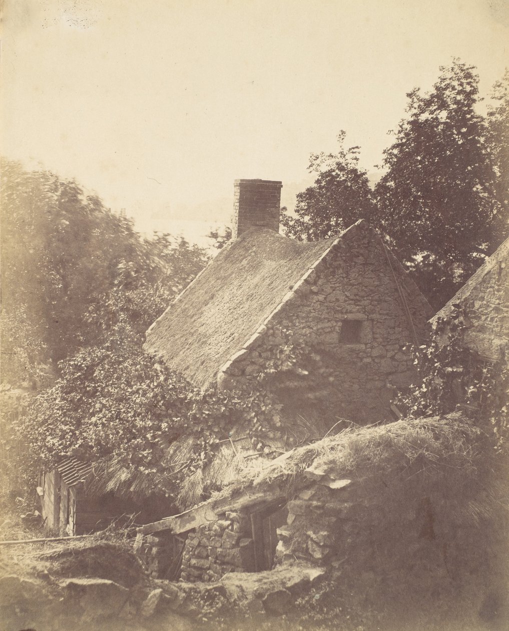 Stuga på Jersey, 1855. av Joseph Cundall