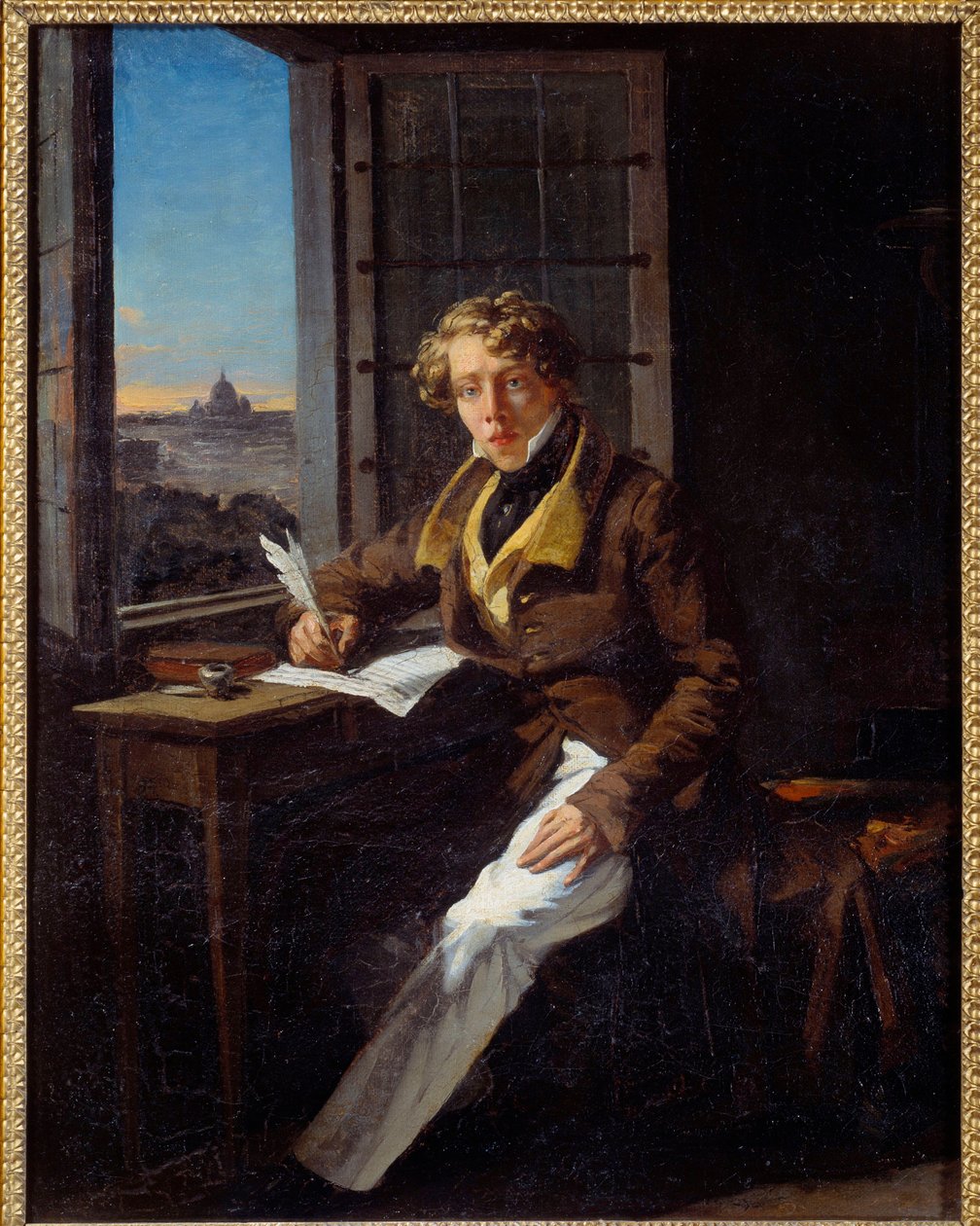 Porträtt av kompositören Victor Rifus (1798-1838) Målning av Joseph Court (1797-1865) 1822 Sön. 0,46x0,37 m Rouen, musee des Beaux Arts av Joseph Desire Court