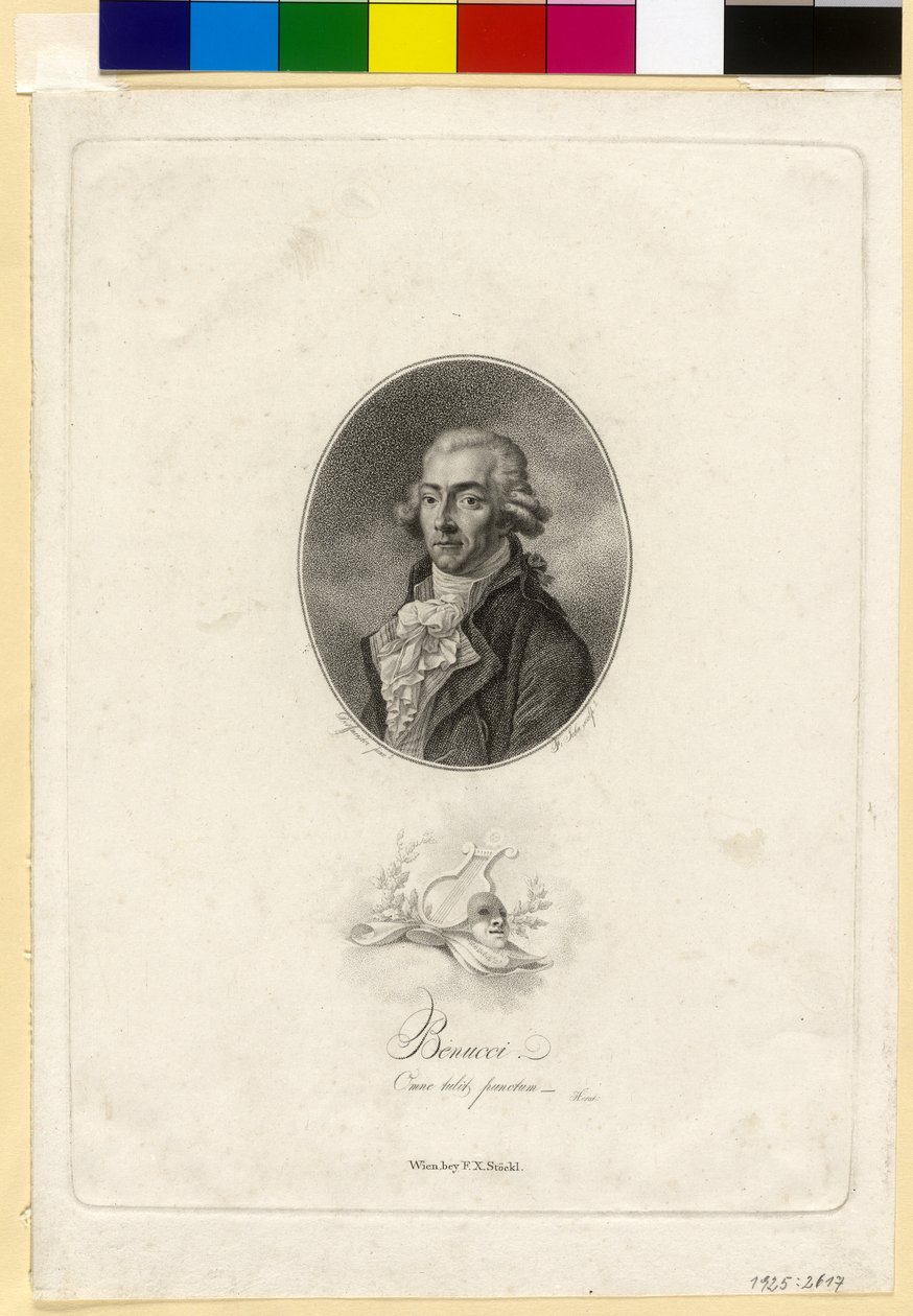 Francesco Benucci av Joseph Dorffmeister