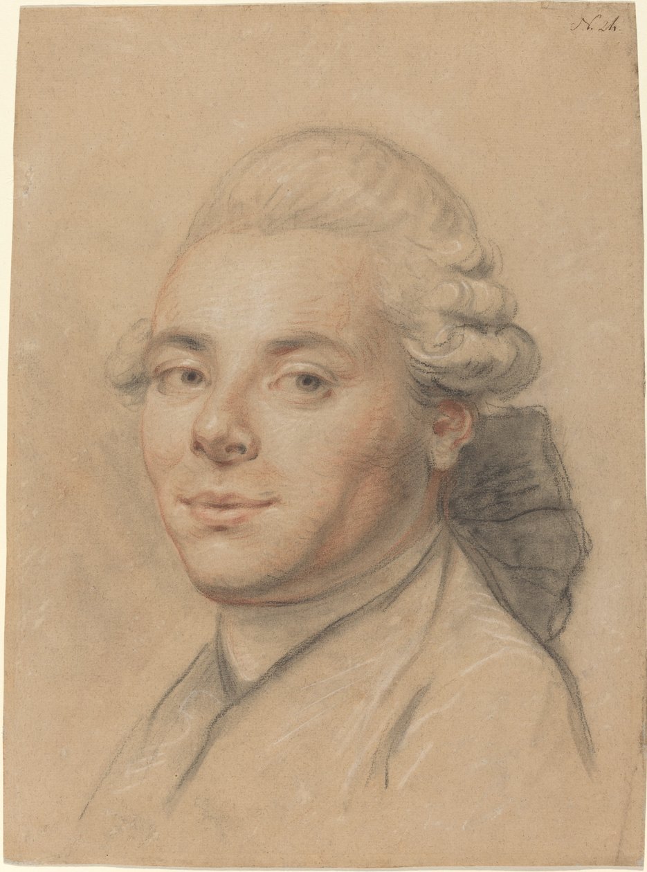 Chef för en gentleman [recto] av Joseph Ducreux