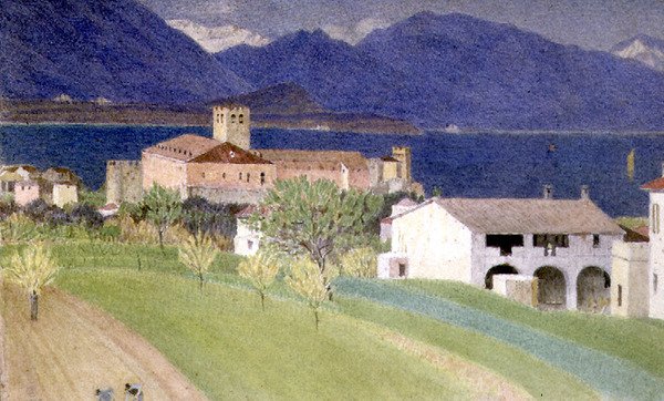Medelhavslandskap av Joseph Edward Southall
