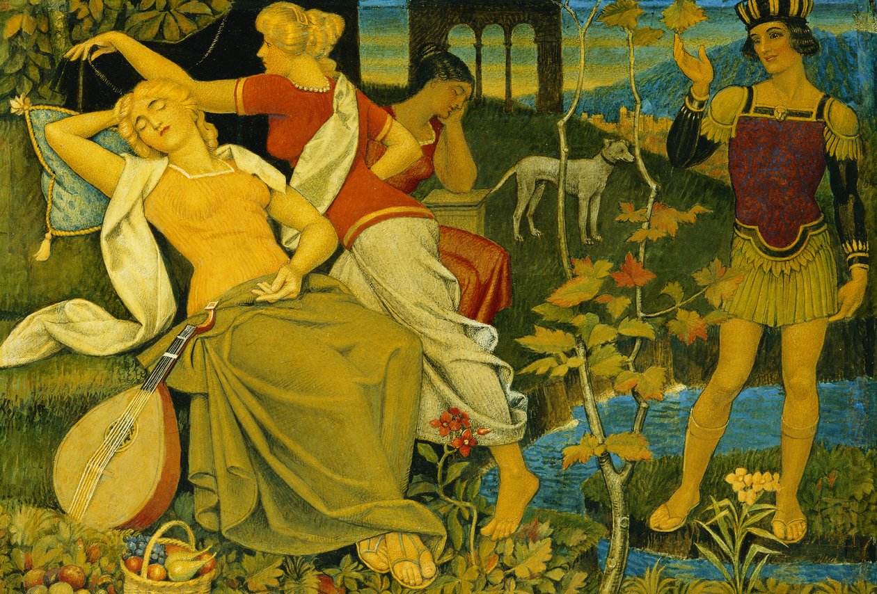 Sleeping Beautys av Joseph Edward Southall