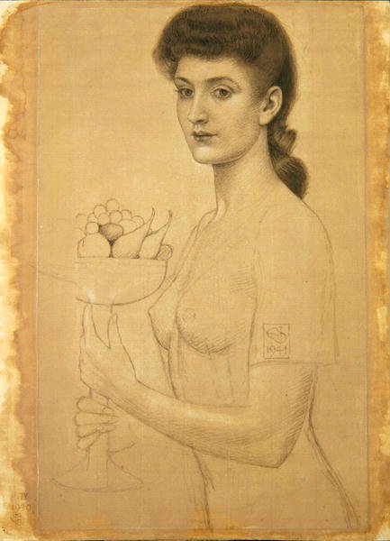 Studera för A Dish of Fruit av Joseph Edward Southall