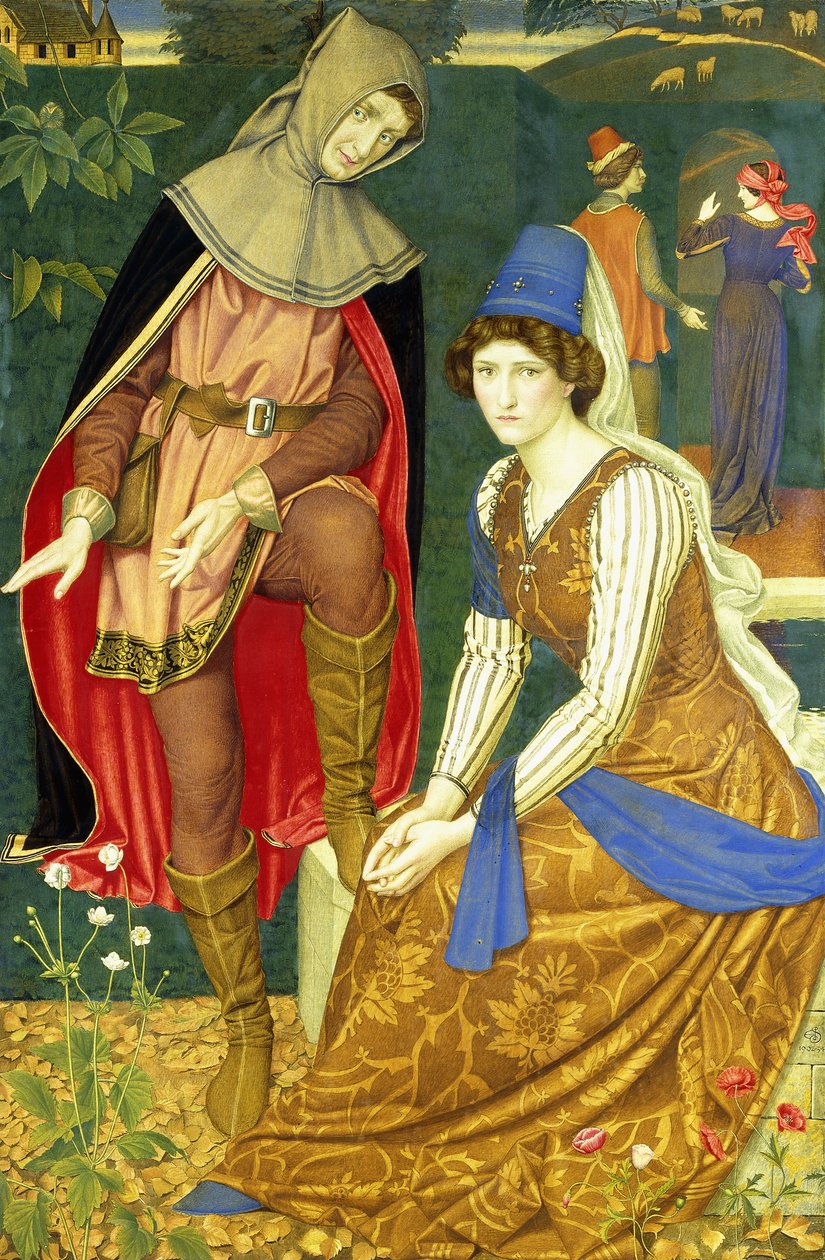 Den nötbruna hembiträdet av Joseph Edward Southall