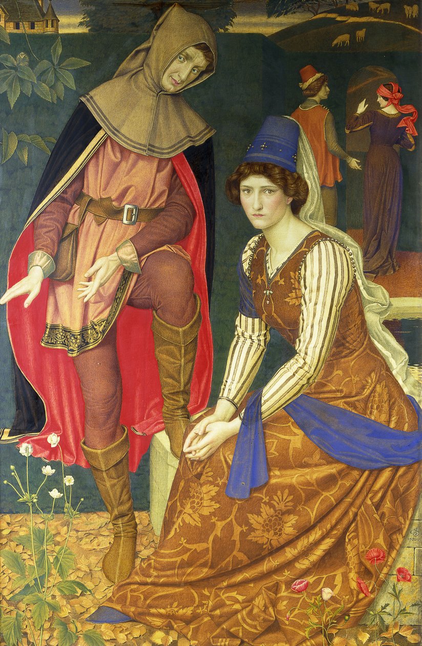 Den nötbruna hembiträdet av Joseph Edward Southall