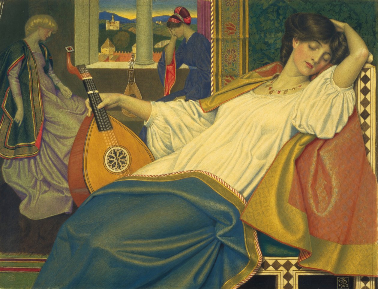 Törnrosan, 1908 av Joseph Edward Southall