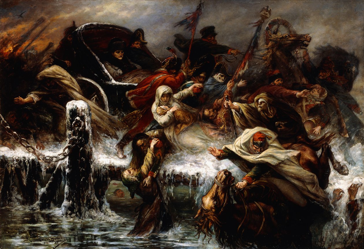 Låt kejsaren passera!, 1901 av Joseph Emanuel Van Den Bussche