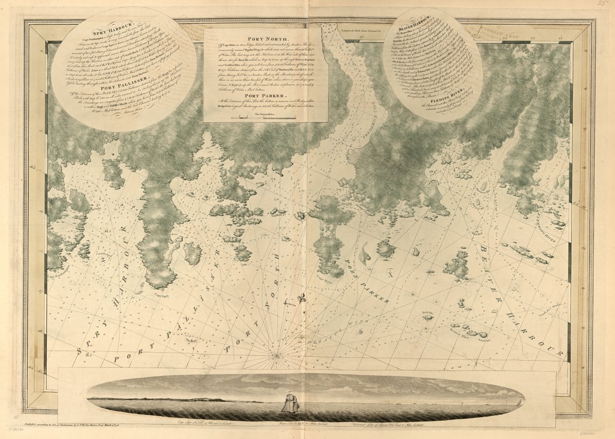 Atlanten Neptunus, av Joseph F. W. Des Barres