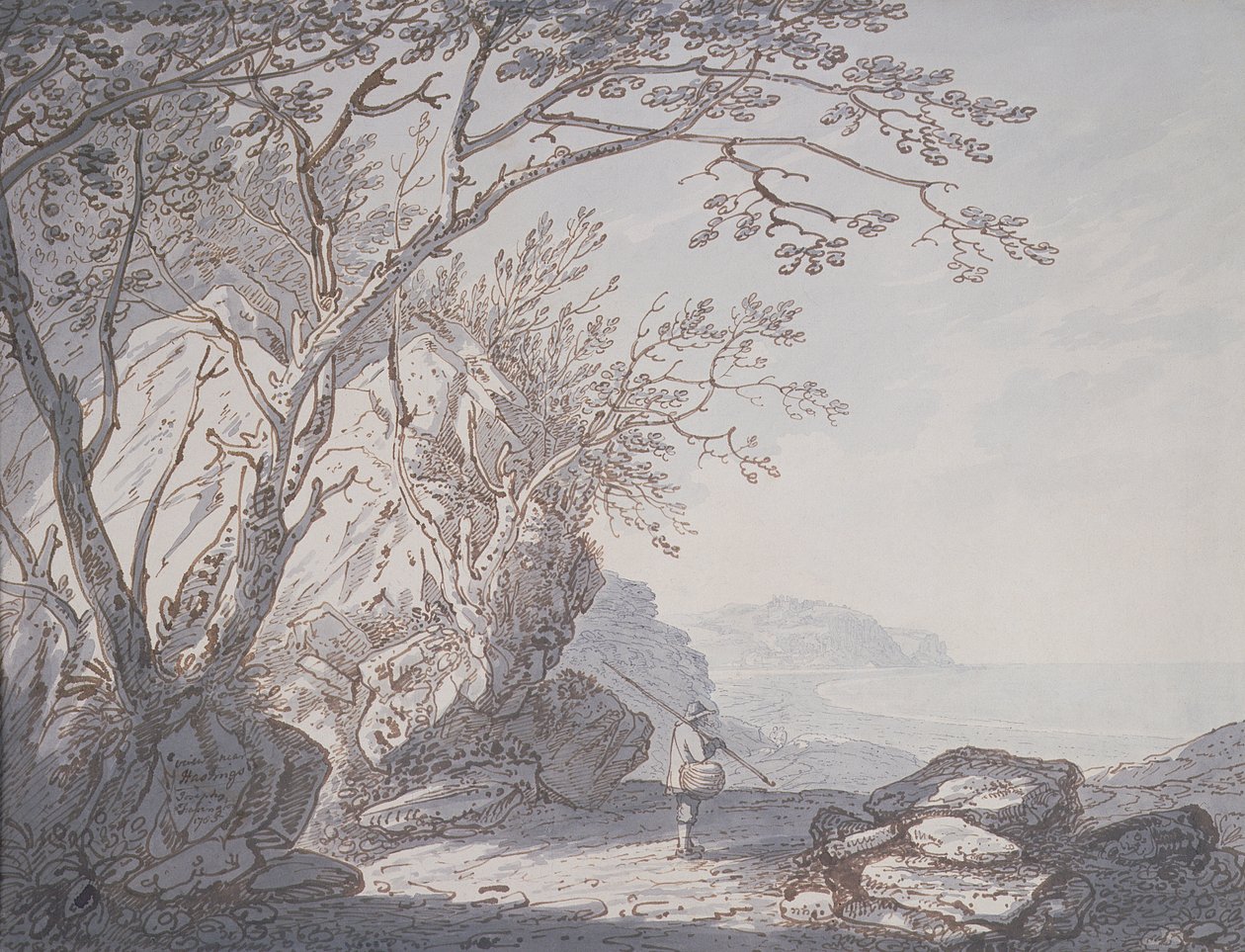 Utsikt Nära Hastings, Sussex av Joseph Farington