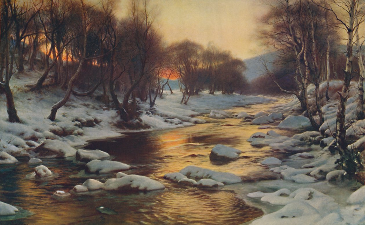 Och Winters Breath kom kall och kyla, 1886. av Joseph Farquharson