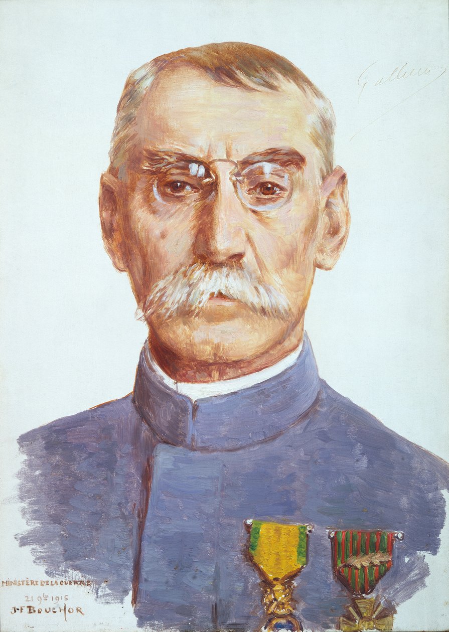 Joseph Gallieni, marskalk av Frankrike (1849-1916) av Joseph Felix Bouchor