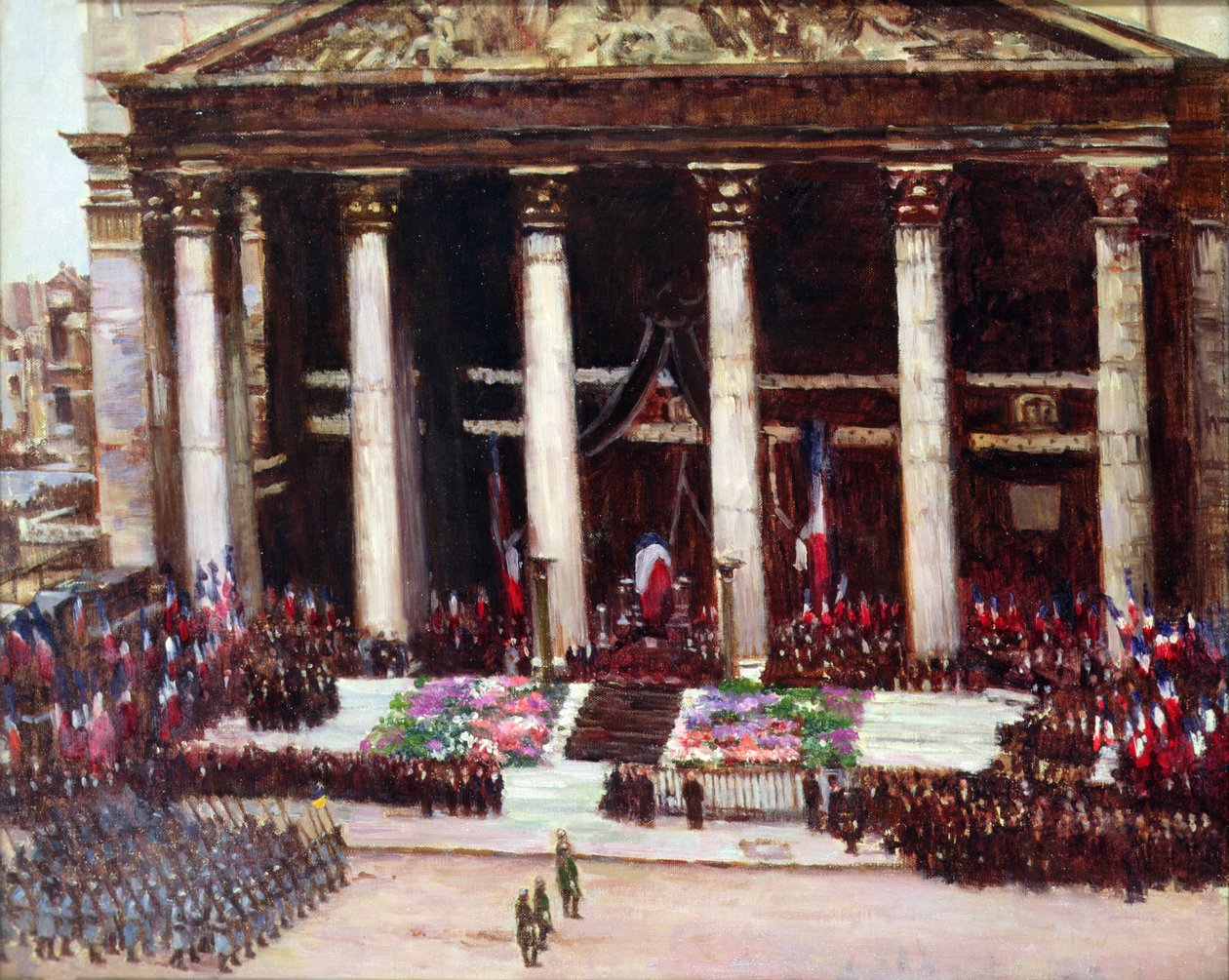 Paul Doumers (1857-1932) statliga begravning 12 maj 1932 av Joseph Felix Bouchor