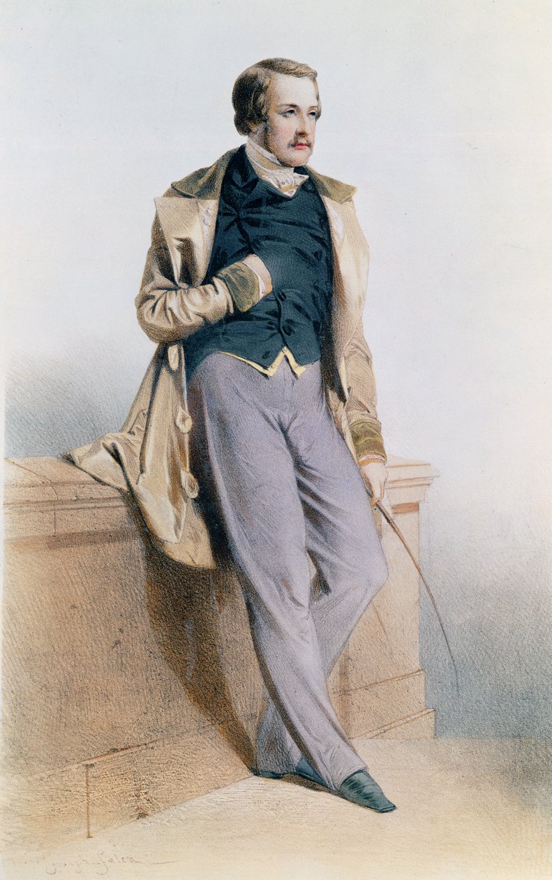 Henri Charles Ferdinand Marie Dieudonne av Frankrike, hertig av Bordeaux, greve av Chambord av Joseph Felon