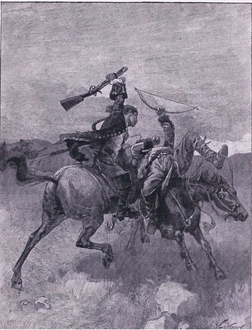 Slår en av dem av hästen (litho) av Joseph Finnemore