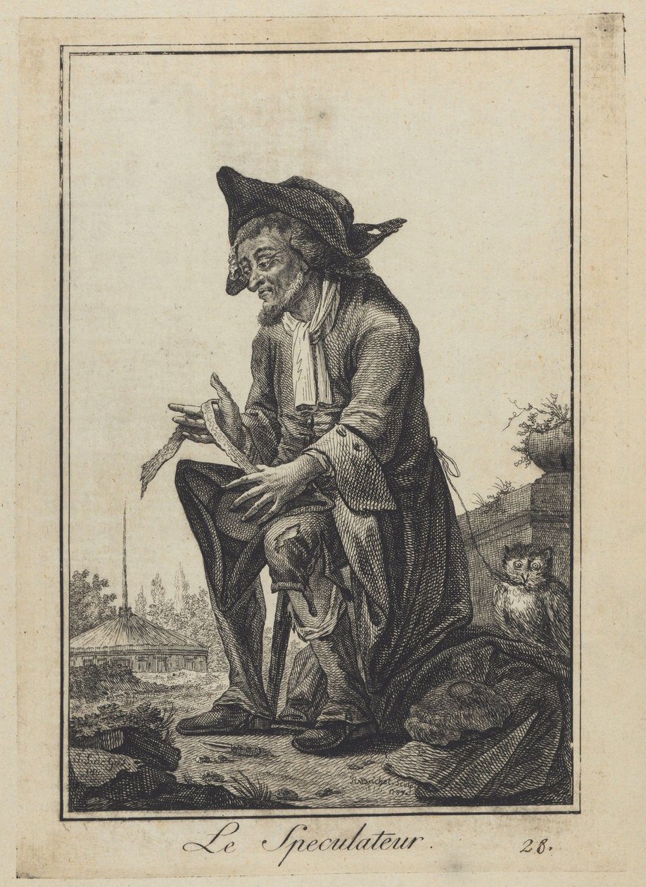 Le Speculateur Spekulanten, 1784 av Joseph Franz Goez von