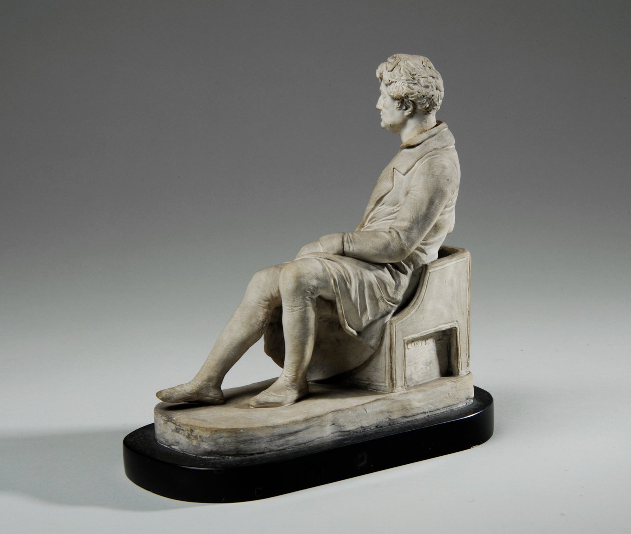 Maquette för George Banks Sittande av Joseph Gott