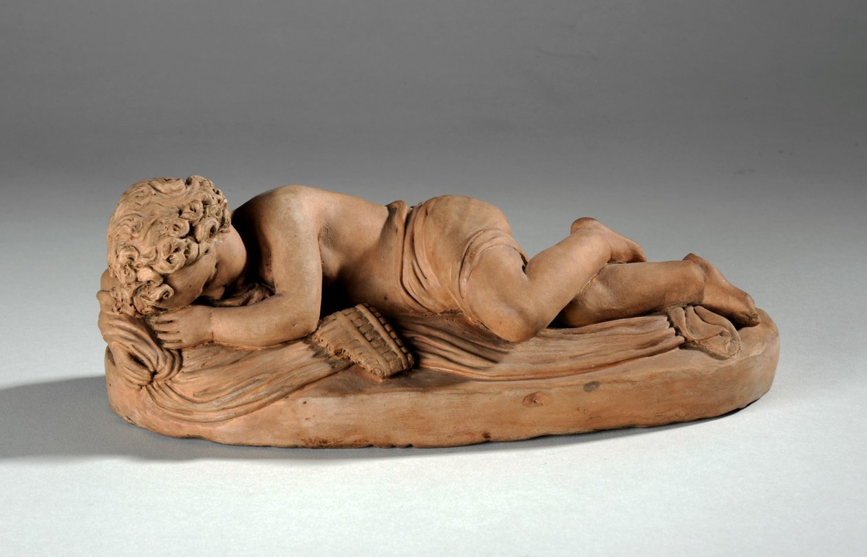 Maquette för Margaret Gott som en brud i skogen av Joseph Gott